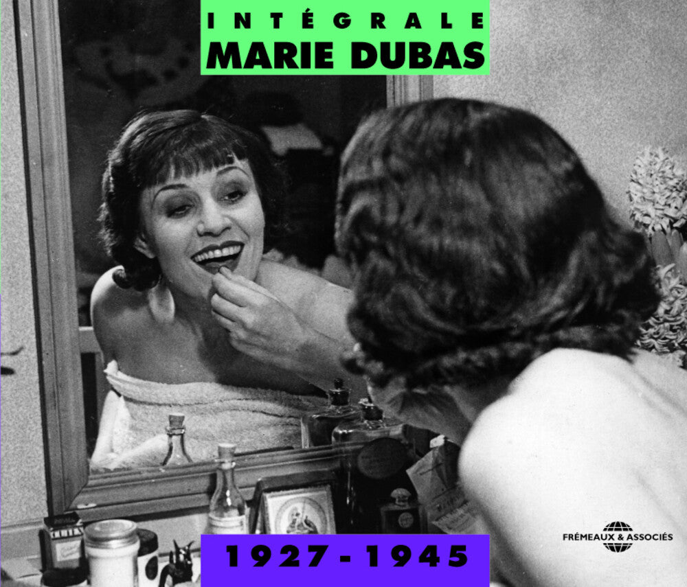 MARIE DUBAS - Marie Dubas/Integrale 1927-194 [CD]
