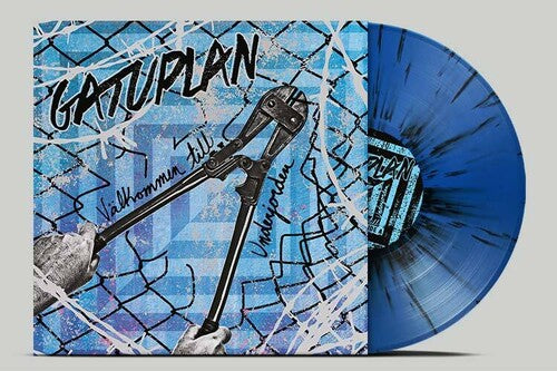 Gatuplan - Valkommen Till Underjorden - Black/blue Splatter - Vinyl Record