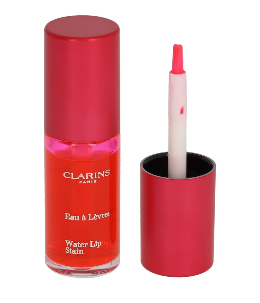 Clarins Water Lip Stain | Matte Finish | Moisturizing and Softening | Buildable, Transfer-Proof, Mask-Proof, Lightweight and Long-Wearing