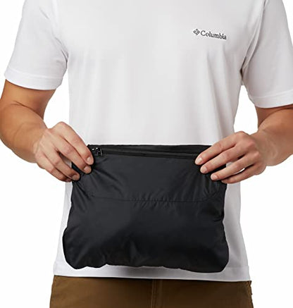 Columbia Men's Standard Challenger Windbreaker, Black, Large