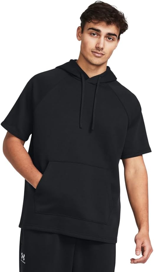 Under Armour Men's Rival Fleece Short Sleeve Hoodie