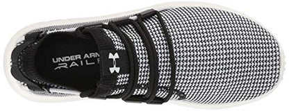 Under Armour Women's RailFit TXT Sneaker, Black/Elemental, 10