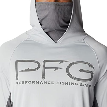 Columbia Men's Terminal Tackle Vent Hoodie, Cool Grey/City Grey, Medium