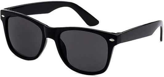 Thacher's Nook Kids Sunglasses Black Vintage Shades for Children Boys & Girls with UV400 Protection (Ages 3-10)