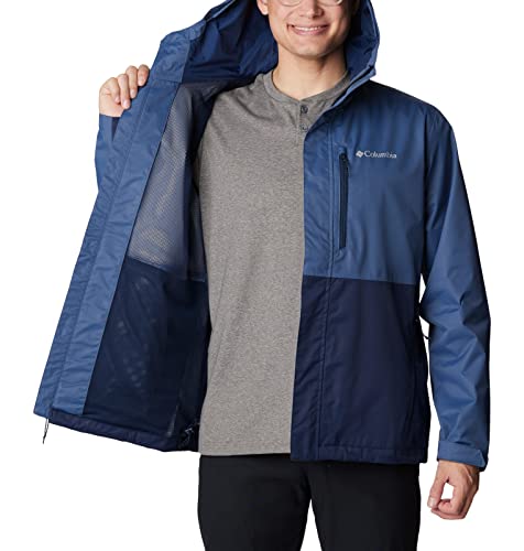 Columbia Men's Hikebound Jacket, Dark Mountain/Collegiate Navy, 2X Tall