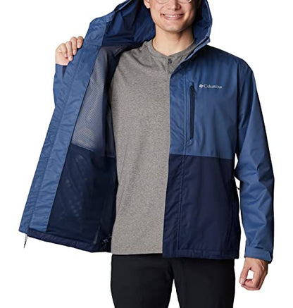 Columbia Men's Hikebound Jacket, Dark Mountain/Collegiate Navy, 2X Tall