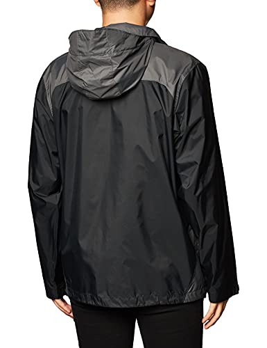 Columbia Men's Glennaker Lake Rain Jacket, Black/Grill, Large