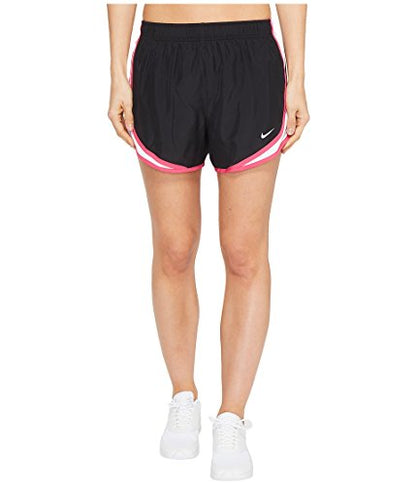 Nike Women's Dry Tempo Short, Black/White/Vivid Pink, Medium