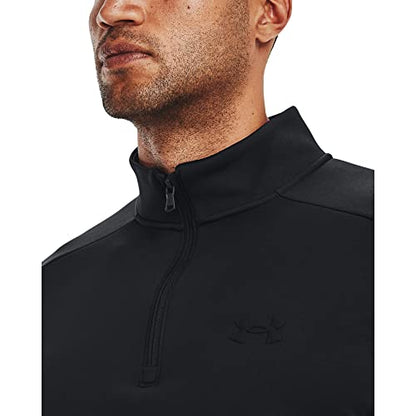 Under Armour Mens Armourfleece 1/4 Zip , (001) Black / / Black , Large