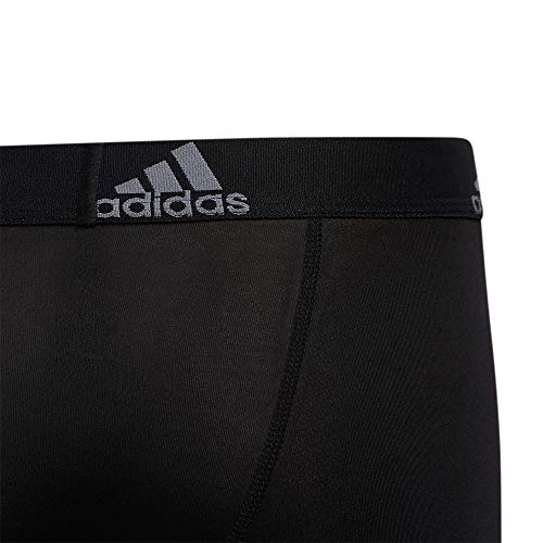 adidas Kids-Boy's Performance Boxer Briefs Underwear (4-Pack), Black/Grey, Large