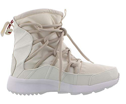 Nike Women's Tanjun High Rise High Top Sneaker Boots (8, Phantom/Gym RED-Desert SA)