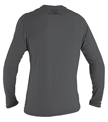 O'Neill Wetsuits Men's Standard O'Neill Basic Skins UPF 50+ Long Sleeve Sun Shirt, Smoke, XX-Large