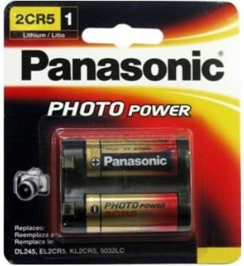 4 X Panasonic 2Cr5 6 Volt Photo Lithium Batteries (245, Dl245, El2Cr5)