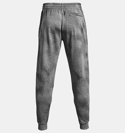 Under Armour Men's Standard Rival Fleece Printed Joggers, (426) Varsity Blue / / White, X-Large Tall