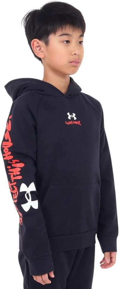 Under Armour Boys' Rival Fleece Graphic Hoodie