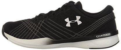 Under Armour Women's Threadborne Push Training Shoe, Black (004)/Black, 8