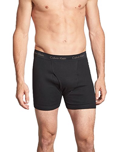 Calvin Klein Men's Underwear Cotton Classics Boxer Briefs - X-Large - Black (Pack of 3)