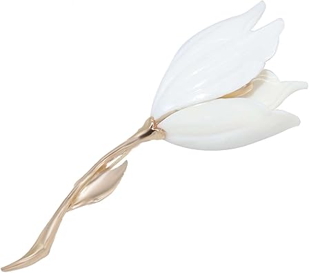 Crystal Pearl Flower Brooches Pins Fashion Beautiful Created Rhinestone Floral Brooch Good Idea for Party Dance Wedding Banquet for Elegant Women Girl