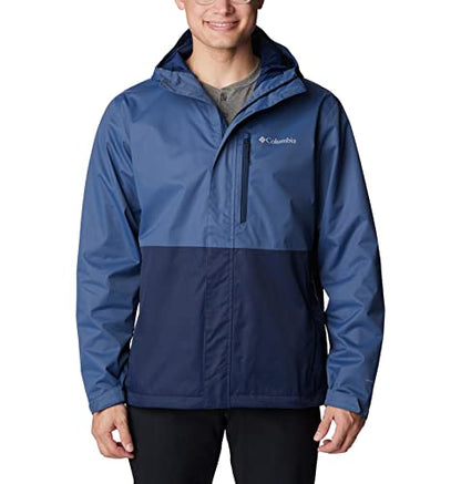 Columbia Men's Hikebound Jacket, Dark Mountain/Collegiate Navy, 2X Tall