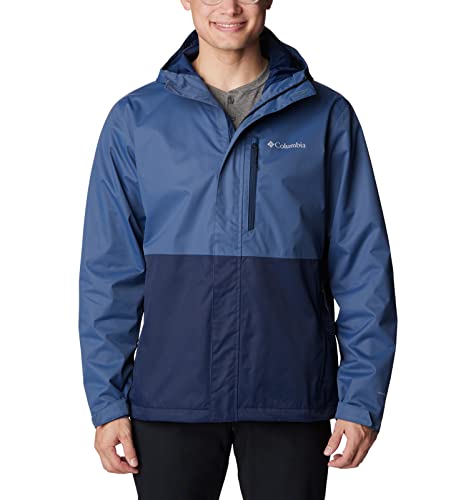 Columbia Men's Hikebound Jacket, Dark Mountain/Collegiate Navy, 2X Tall