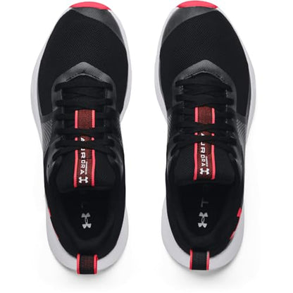 Under Armour womens Ua Charged Aurora Cross Trainer, Black/White, 7.5 US