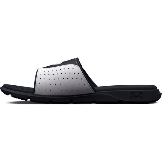 Under Armour Men's Ignite Pro Slide, (003) Black / White / Black, 16, US