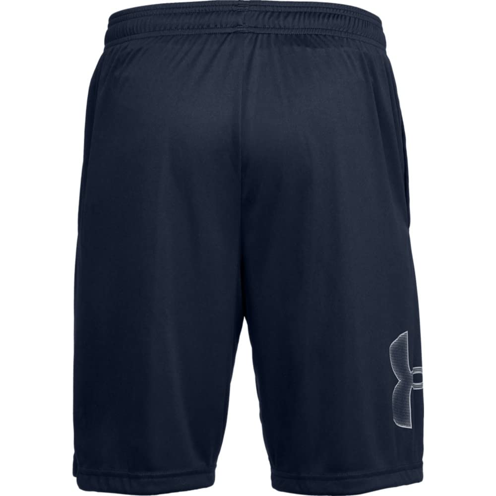Under Armour Mens Tech Graphic Short , Academy Blue (409)/Steel , Small
