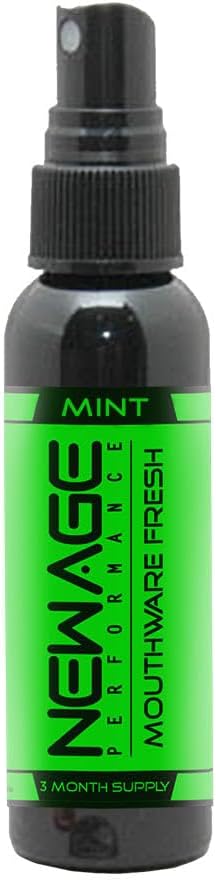 New Age Performance Mouthware Fresh Spray for Sports Mouthguards, Cleaner Spray for Athletic Mouthpieces