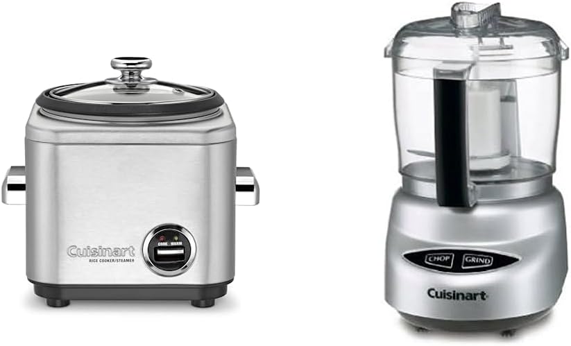 Cuisinart CRC-400 4 Cup Rice Cooker, Stainless Steel Exterior