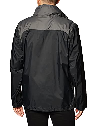 Columbia Men's Glennaker Lake Rain Jacket, Black/Grill, Large