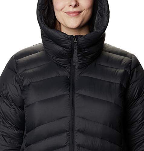 Columbia Women's Autumn Park Down Hooded Jacket, Black, Large