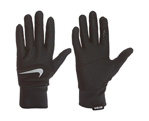 Nike Women's Dri-Fit Tempo Glove, Black/Silver, SL