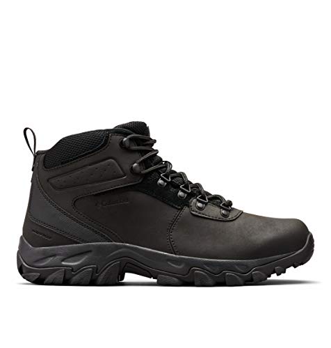 Columbia mens Newton Ridge Plus Ii Waterproof Hiking Boot, Black/Black, 10 US