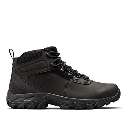 Columbia mens Newton Ridge Plus Ii Waterproof Hiking Boot, Black/Black, 10 US