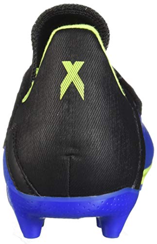 adidas Unisex-Kid's X 18.3 FG Soccer Shoe, Football Blue/Solar Yellow/core Black, 1.5 M US Big Kid
