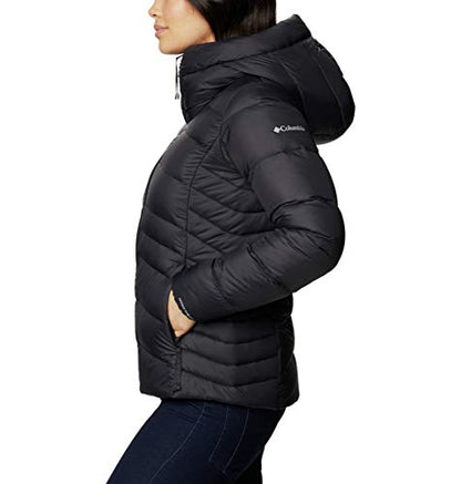 Columbia Women's Autumn Park Down Hooded Jacket, Black, Large