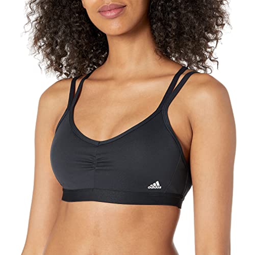 adidas Women's Studio Light Support Good Level Bra, Black, X-Large DD