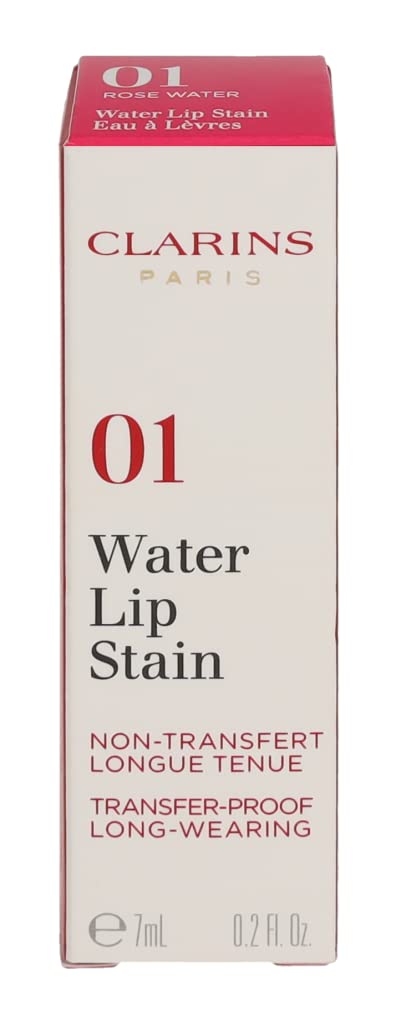 Clarins Water Lip Stain | Matte Finish | Moisturizing and Softening | Buildable, Transfer-Proof, Mask-Proof, Lightweight and Long-Wearing