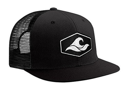 Koloa Surf Hexagon Patch Logo Mesh Snapback Hats