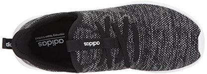 adidas Women's Cloudfoam Pure 2.0 Running Shoe, Black/Black/White, 5