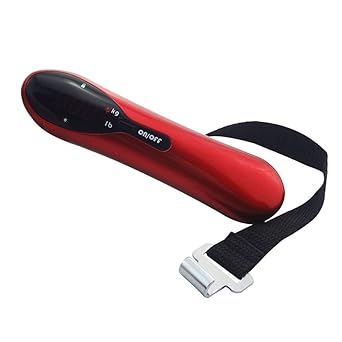 XBWEI 50kg/110lb Suitcase Scale Pocket Mini Luggage Scale Travel Bag Hanging Scales Electronic Balance Weight