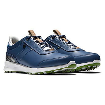 FootJoy Women's Stratos Previous Season Style Golf Shoe, Blue, 9