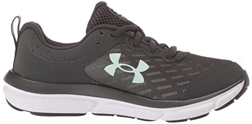 Under Armour Women's Charged Assert 10 Running Shoe, (103) Jet Gray/Jet Gray/Aqua Foam, 9