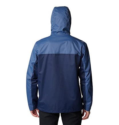 Columbia Men's Hikebound Jacket, Dark Mountain/Collegiate Navy, 2X Tall