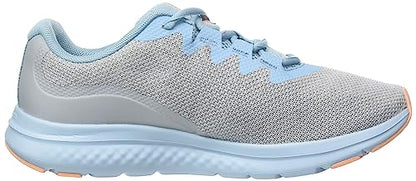 Under Armour Women's Charged Impulse 3 Knit Running Shoe, (102) Mod Gray/Blizzard/White, 9