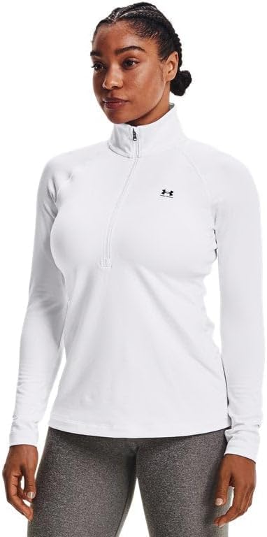 Under Armour Women's Authentics ColdGear Œ_ Zip T-Shirt