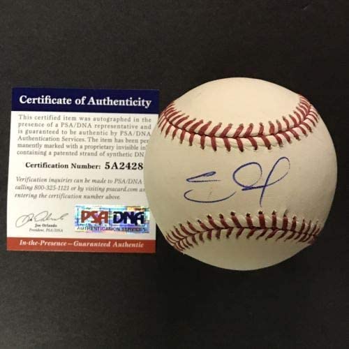 Autographed/Signed Pablo Sandoval Kung Fu Panda Rawlings Official Major League ROML Baseball PSA/DNA COA