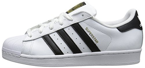 adidas Originals womens Superstar Sneaker, White/Black/White, 9.5 US