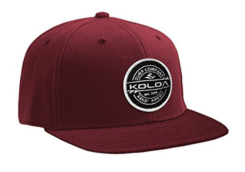 Koloa Surf Thruster Patch Logo Solid Snapback Hat