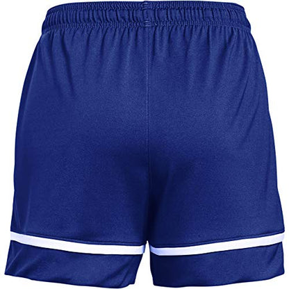 Under Armour Women's Squad Shorts , Royal Blue (400)/White , Small